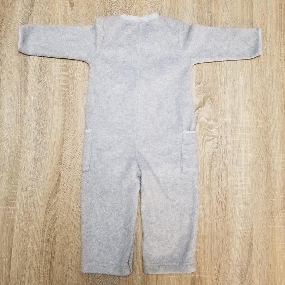 WARM!!! 2006 (v)guc Gymboree 18-24 baby boy fleece snap romper "Wooly Pals" - Picture 9 of 10